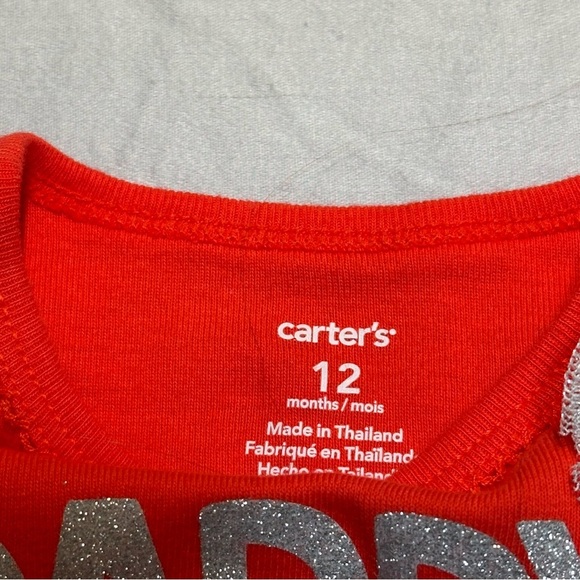 Carter's Red Long Sleeve Shirt - Daddy's Favorite Girl - Picture 2 of 4